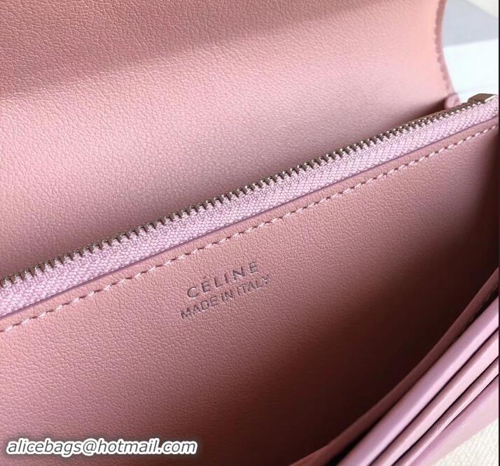 Crafted Celine Epi Large Flap Multifunction Wallet 600911 Light Pink