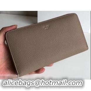 Best Design Shop Celine Large Multifunction Zip Around Wallet 600916 Camel/Red 