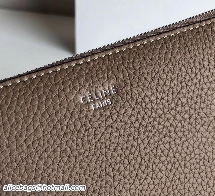 Best Design Shop Celine Large Multifunction Zip Around Wallet 600916 Camel/Red 