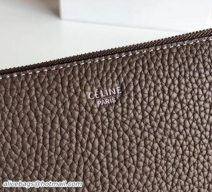 Promotion Shop Celine Large Multifunction Zip Around Wallet 600916 Camel/Yellow