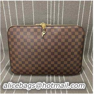 Most Popular Louis Vuitton Damier Ebene Canvas Computer Sleeve 15 Inch N58023