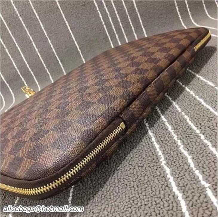 Most Popular Louis Vuitton Damier Ebene Canvas Computer Sleeve 15 Inch N58023