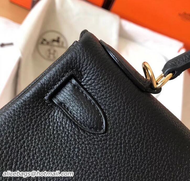 Design Hermes Kelly 28cm/32cm Bag In Original togo Leather With Gold/Sliver Hardware 600920 black