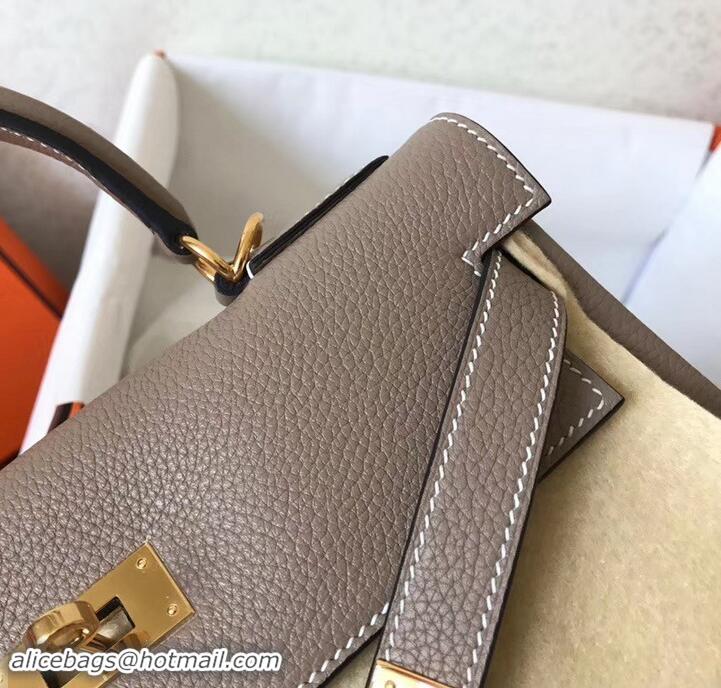 Discount Hermes Kelly 28cm Bag In Original togo Leather With Gold/Sliver Hardware 600920 etain