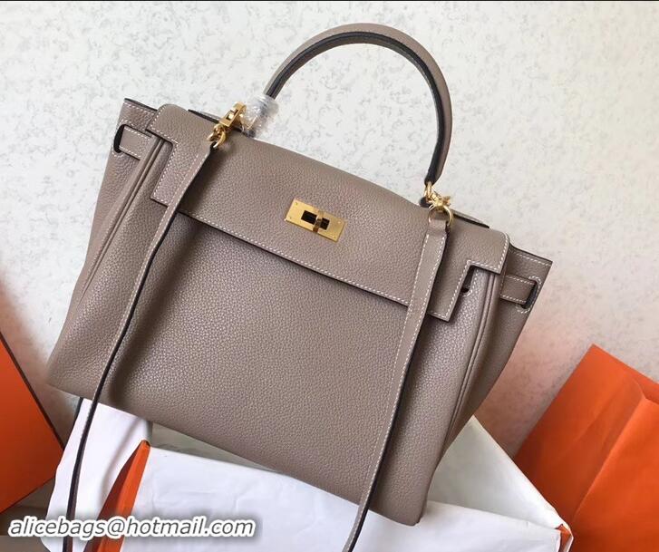 Discount Hermes Kelly 28cm Bag In Original togo Leather With Gold/Sliver Hardware 600920 etain