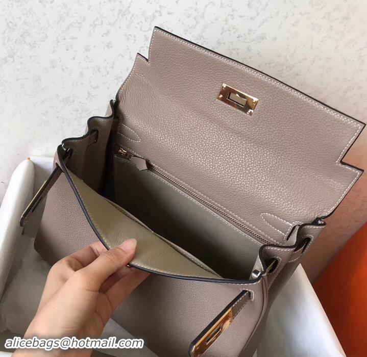 Discount Hermes Kelly 28cm Bag In Original togo Leather With Gold/Sliver Hardware 600920 etain