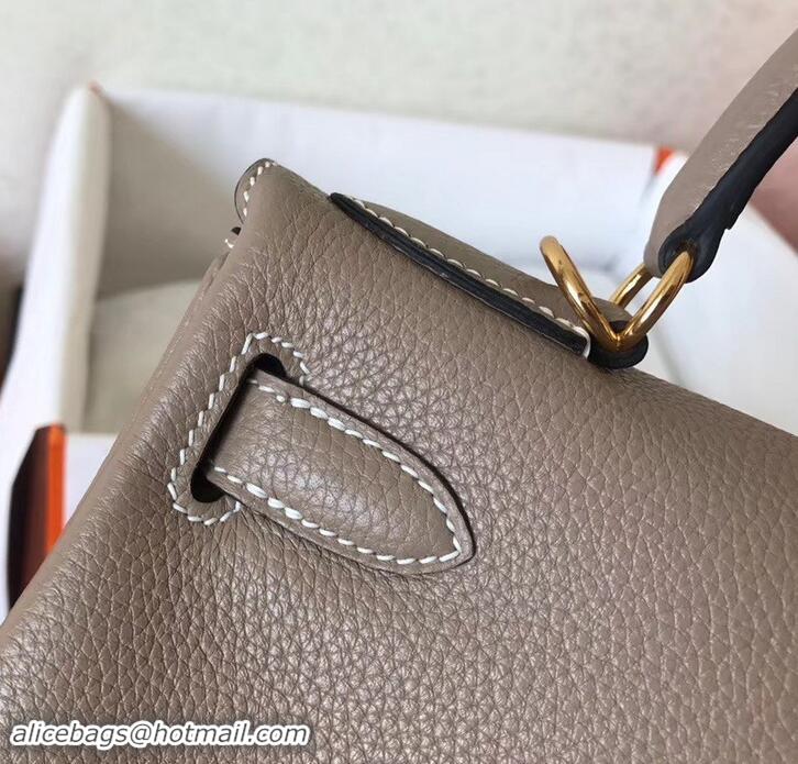 Discount Hermes Kelly 28cm Bag In Original togo Leather With Gold/Sliver Hardware 600920 etain