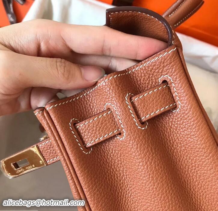 Stylish Hermes Kelly 28cm Bag In Original togo Leather With Gold/Sliver Hardware 600920 camel