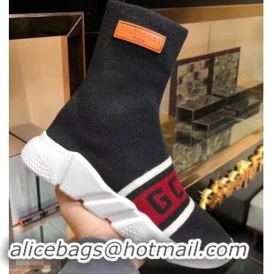 Hot Sale Balenciaga Knit Sock Speed Trainers Sneakers GCDS B92906 Black 2019