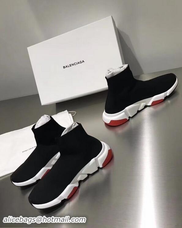 Top Quality Balenciaga Knit Sock Speed Trainers Sneakers With Tricolor Sole B92056