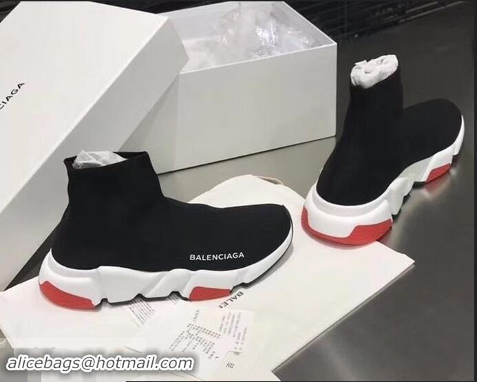 Top Quality Balenciaga Knit Sock Speed Trainers Sneakers With Tricolor Sole B92056