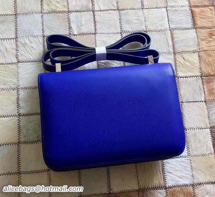 Best Product Hermes Constance 23 Bag in original Epsom Leather 600933 cobalt blue