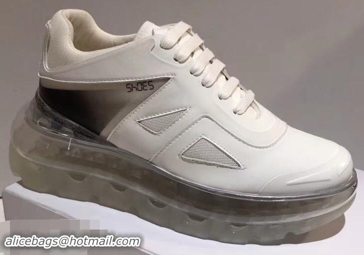 Popular Cheap Balenciaga Shoes 53045 BUMP'AIR Sneakers B96618 White 2019