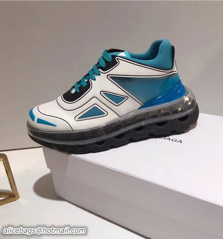 Low Cost Balenciaga Shoes 53045 BUMP'AIR Sneakers B96618 Blue 2019