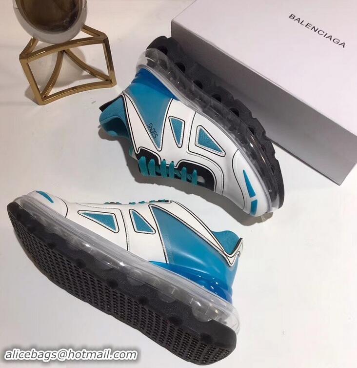 Low Cost Balenciaga Shoes 53045 BUMP'AIR Sneakers B96618 Blue 2019