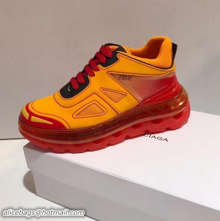 Promotional Balenciaga Shoes 53045 BUMP'AIR Sneakers B96618 Orange 2019