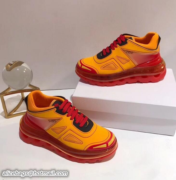 Promotional Balenciaga Shoes 53045 BUMP'AIR Sneakers B96618 Orange 2019