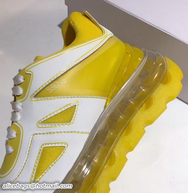 Discount Balenciaga Shoes 53045 BUMP'AIR Sneakers B96618 Yellow 2019