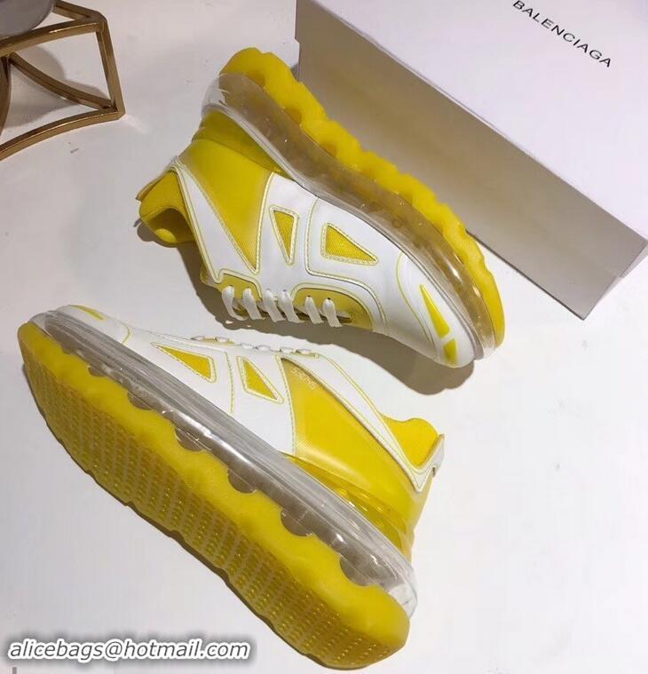 Discount Balenciaga Shoes 53045 BUMP'AIR Sneakers B96618 Yellow 2019