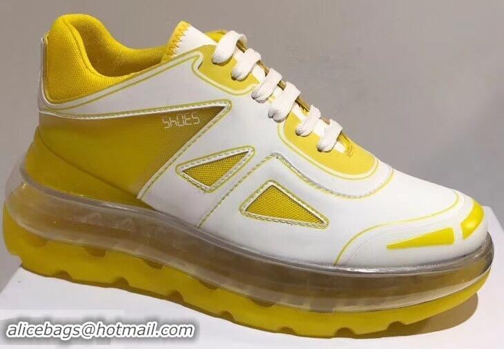 Discount Balenciaga Shoes 53045 BUMP'AIR Sneakers B96618 Yellow 2019