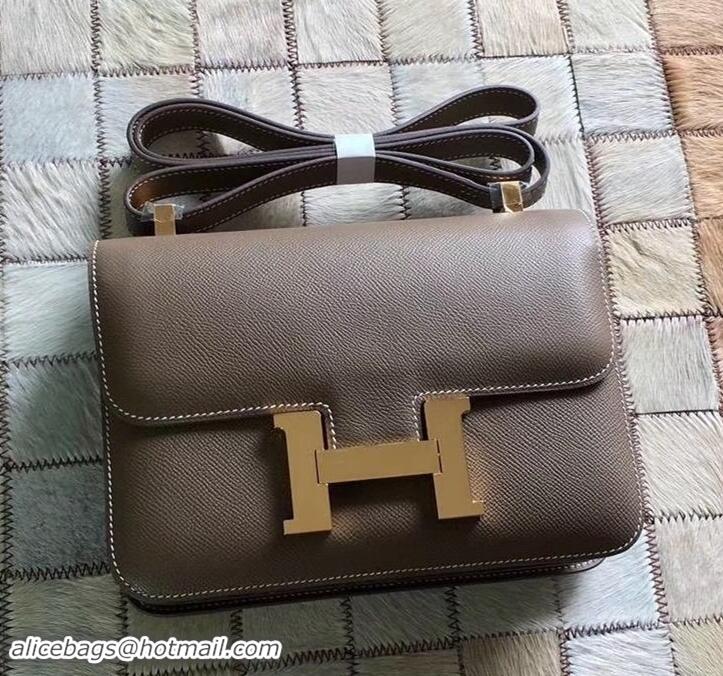 Super Quality Hermes Constance 23 Bag in original Epsom Leather 600933 Graphite