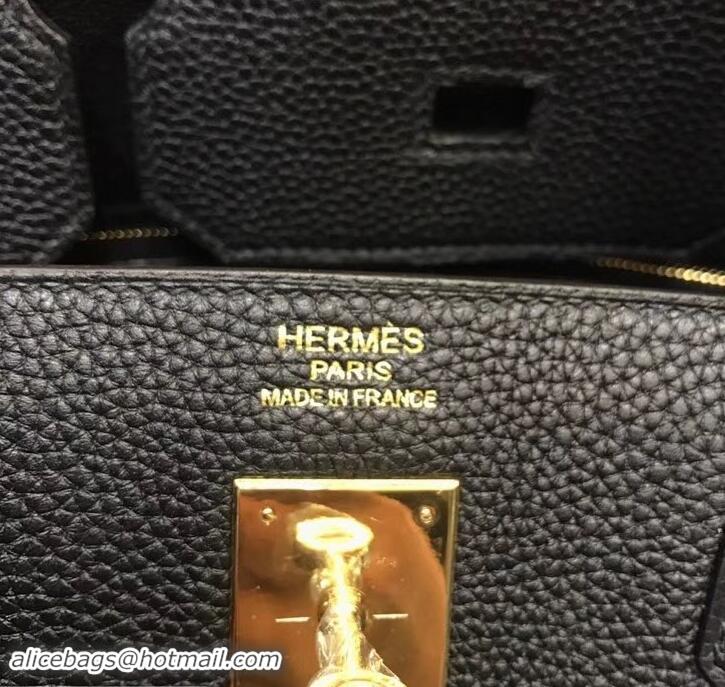 Best Price HERMES BIRKIN 40 BLACK IN ORIGINAL TOGO LEATHER WITH GOLD HARDWARE 601023