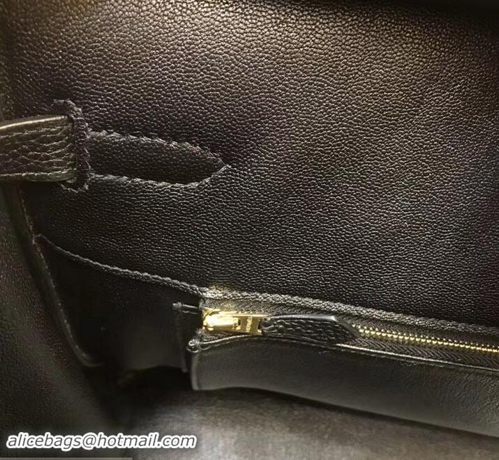 Best Price HERMES BIRKIN 40 BLACK IN ORIGINAL TOGO LEATHER WITH GOLD HARDWARE 601023