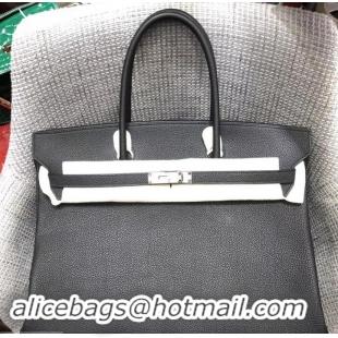 Reasonable Price HERMES BIRKIN 40 BLACK IN ORIGINAL TOGO LEATHER WITH SILVER HARDWARE 601024