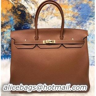 Design Promotion HERMES BIRKIN 40 CAMEL IN ORIGINAL TOGO LEATHER WITH GOLD HARDWARE 601029