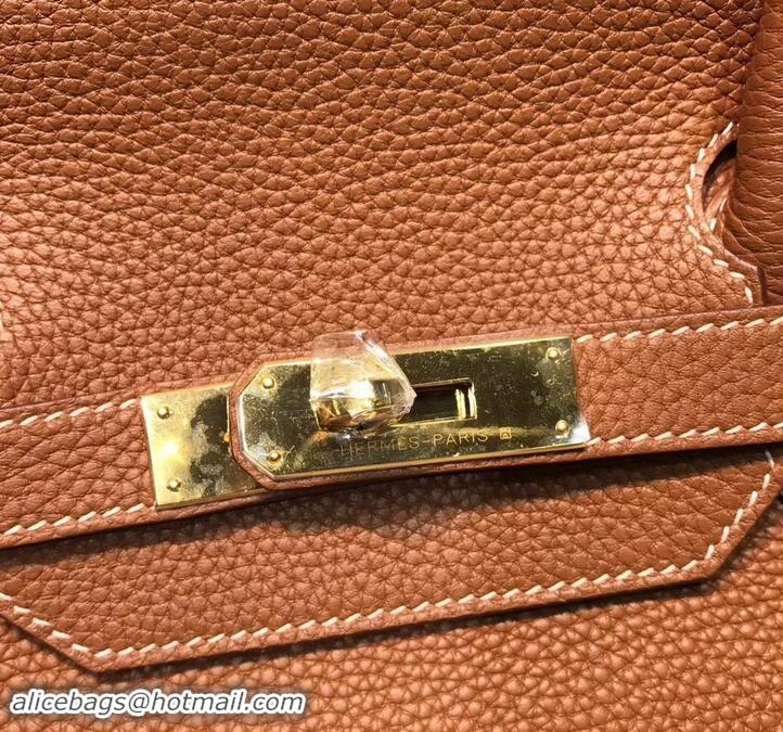 Design Promotion HERMES BIRKIN 40 CAMEL IN ORIGINAL TOGO LEATHER WITH GOLD HARDWARE 601029