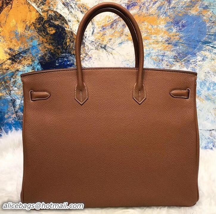 Design Promotion HERMES BIRKIN 40 CAMEL IN ORIGINAL TOGO LEATHER WITH GOLD HARDWARE 601029