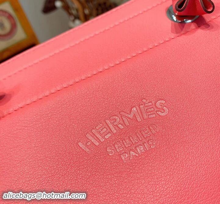 Grade Quality Hermes Aline Mini Bag in Swift Calfskin 601038 Peach