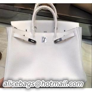 Original Cheap HERMES BIRKIN 40 WHITE IN ORIGINAL TOGO LEATHER 601039