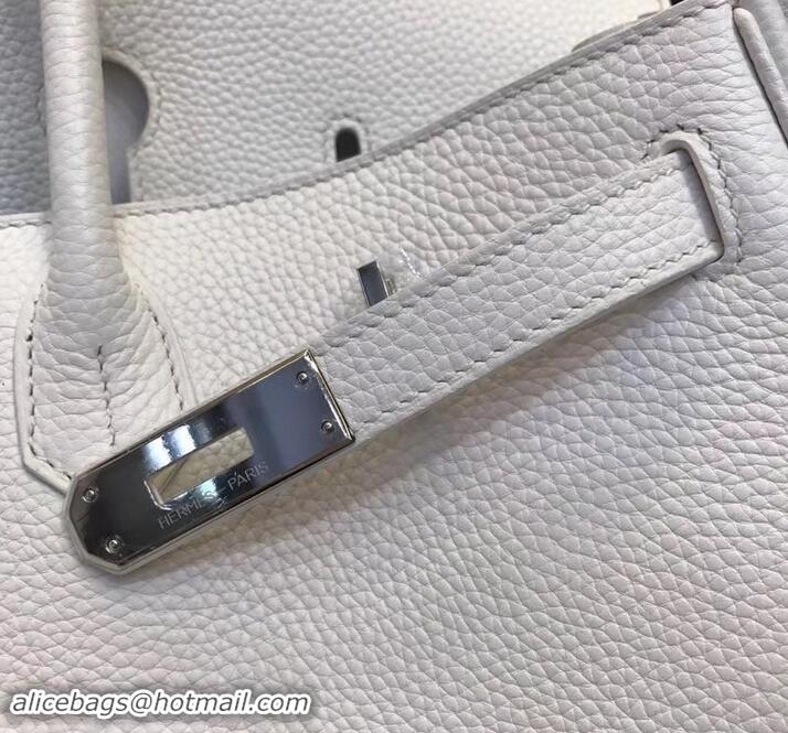 Original Cheap HERMES BIRKIN 40 WHITE IN ORIGINAL TOGO LEATHER 601039