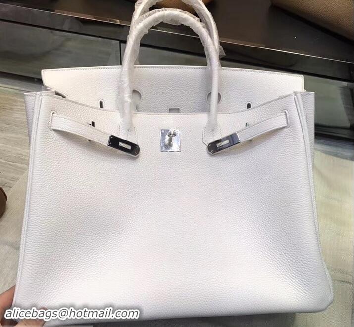 Original Cheap HERMES BIRKIN 40 WHITE IN ORIGINAL TOGO LEATHER 601039