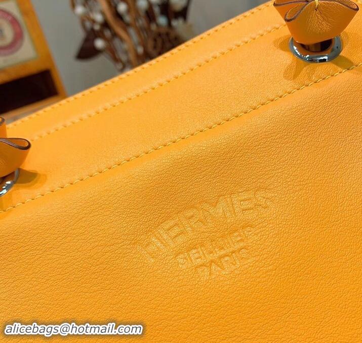 Sumptuous Hermes Aline Mini Bag in Swift Calfskin 601038 Yellow