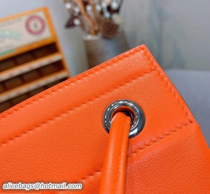 Good Quality Hermes Aline Mini Bag in Swift Calfskin 601038 Orange