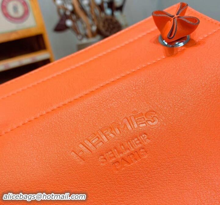 Good Quality Hermes Aline Mini Bag in Swift Calfskin 601038 Orange