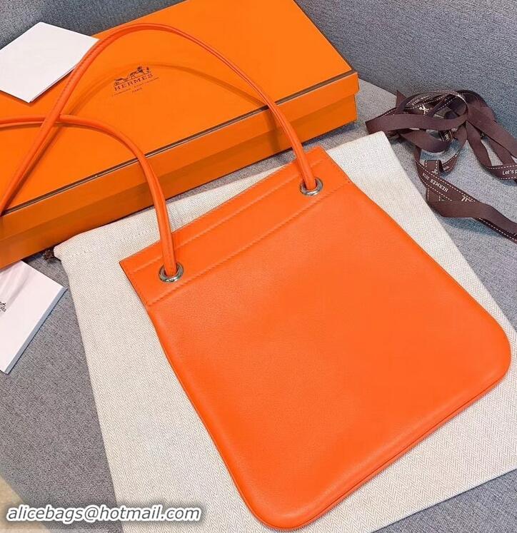 Good Quality Hermes Aline Mini Bag in Swift Calfskin 601038 Orange