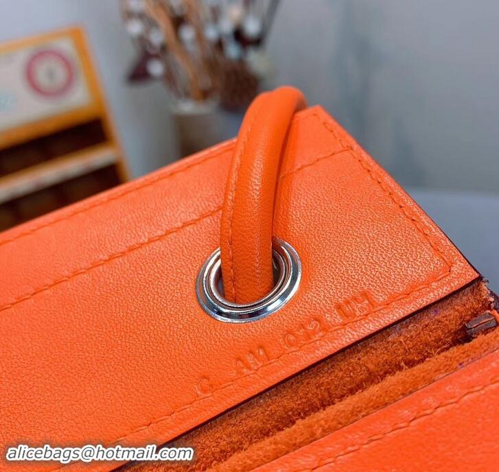 Good Quality Hermes Aline Mini Bag in Swift Calfskin 601038 Orange