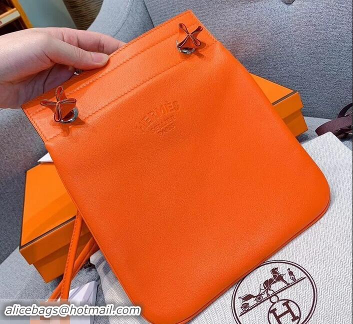 Good Quality Hermes Aline Mini Bag in Swift Calfskin 601038 Orange