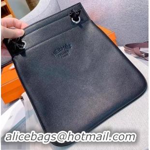 Top Grade Hermes Aline Mini Bag in Swift Calfskin 601038 Black