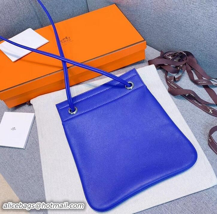 Purchase Hermes Aline Mini Bag in Swift Calfskin 601038 Blue