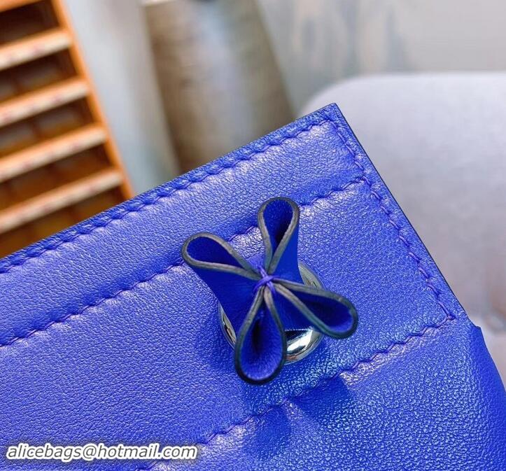 Purchase Hermes Aline Mini Bag in Swift Calfskin 601038 Blue