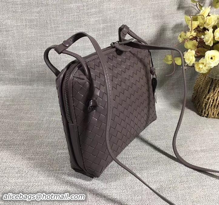 Top Grade Bottega Veneta Intrecciato Nappa Leather Nodini Cross-body Bag 612011 Lavender 2019