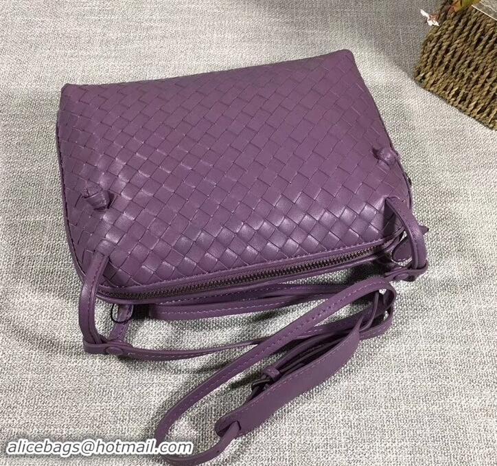 Durable Bottega Veneta Intrecciato Nappa Leather Nodini Cross-body Bag 612011 Lilac 2019