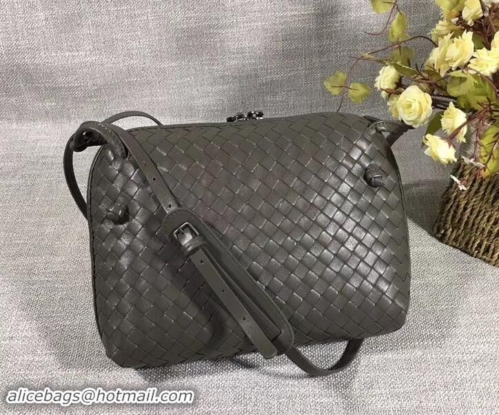 Classic Practical Bottega Veneta Intrecciato Nappa Leather Nodini Cross-body Bag 612011 Etoupe 2019