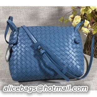 Best Price Bottega Veneta Intrecciato Nappa Leather Nodini Cross-body Bag 612011 Light Blue 2019