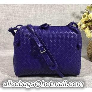 Top Quality Bottega Veneta Intrecciato Nappa Leather Nodini Cross-body Bag 612011 Purple 2019