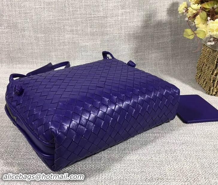 Top Quality Bottega Veneta Intrecciato Nappa Leather Nodini Cross-body Bag 612011 Purple 2019